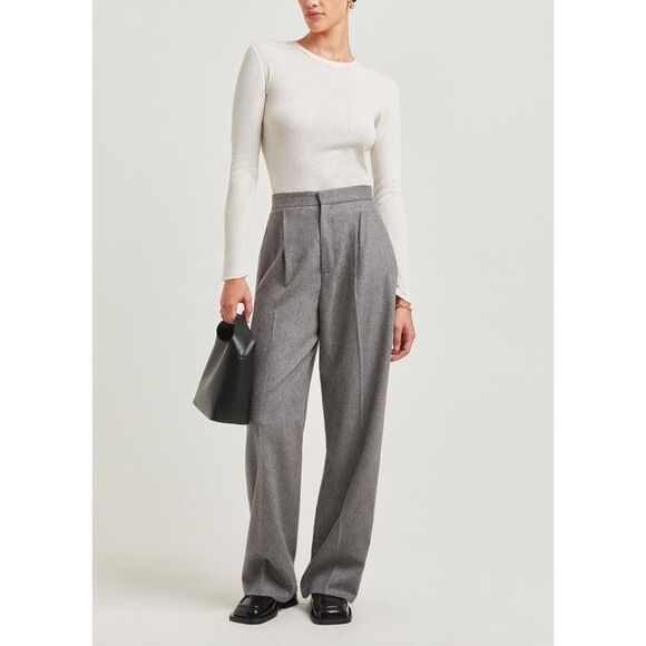 Re/Done '90s Baby Long-Sleeve in Vintage White Size M - Picture 2 of 12